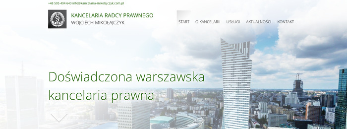 KANCELARIA RADCY PRAWNEGO  WOJCIECH MIKOŁAJCZYK