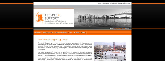 TECHNICAL SUPPORT SP Z O O